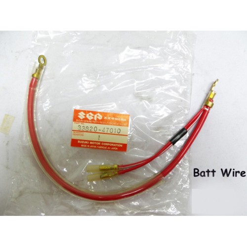 Suzuki GS500 GS550 Battery Lead Wire GS500EDP Police Motorycle 33820-47010 free post